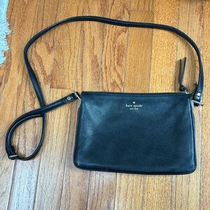 Kate Spade Crossbody, black leather